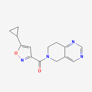 (5-cyclopropylisoxazol-3-yl)(7,8-dihydropyrido[4,3-d]pyrimidin-6(5H)-yl)methanone