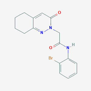 N-(2-bromophenyl)-2-(3-oxo-5,6,7,8-tetrahydrocinnolin-2(3H)-yl)acetamide