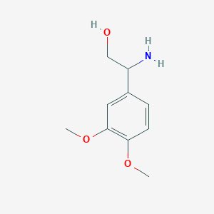 molecular formula C10H15NO3 B2674305 2-Amino-2-(3,4-dimethoxyphenyl)ethanol CAS No. 114606-60-9