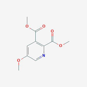 molecular formula C10H11NO5 B2674321 Dimethyl 5-methoxypyridine-2,3-dicarboxylate CAS No. 1375303-11-9