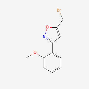5-(Bromomethyl)-3-(2-methoxyphenyl)isoxazole