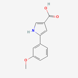 5-(3-Methoxyphenyl)-1H-pyrrole-3-carboxylic acid