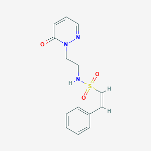 (Z)-N-(2-(6-oxopyridazin-1(6H)-yl)ethyl)-2-phenylethenesulfonamide