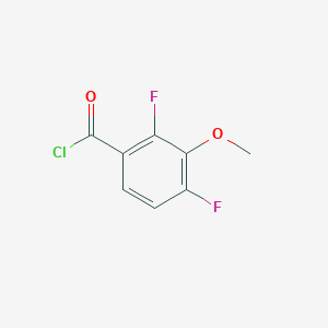 molecular formula C8H5ClF2O2 B2674427 2,4-Difluoro-3-methoxybenzoyl chloride CAS No. 221221-11-0