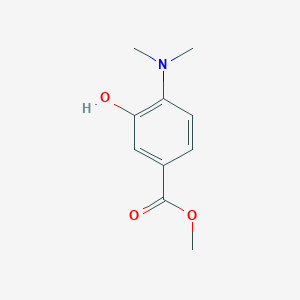 molecular formula C10H13NO3 B2674450 Methyl 4-(dimethylamino)-3-hydroxybenzoate CAS No. 1194720-88-1