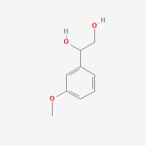 molecular formula C9H12O3 B2674597 1-(3-Methoxyphenyl)ethane-1,2-diol CAS No. 82807-42-9
