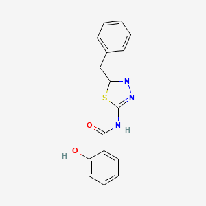 N-(5-benzyl-1,3,4-thiadiazol-2-yl)-2-hydroxybenzamide