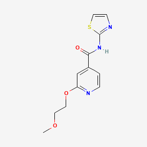 2-(2-methoxyethoxy)-N-(thiazol-2-yl)isonicotinamide