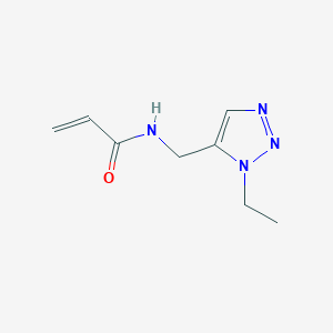 N-[(3-Ethyltriazol-4-yl)methyl]prop-2-enamide