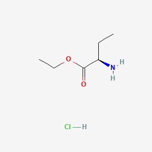 molecular formula C6H14ClNO2 B2674868 Ethyl D-homoalaninate hydrochloride CAS No. 127641-80-9; 63060-94-6