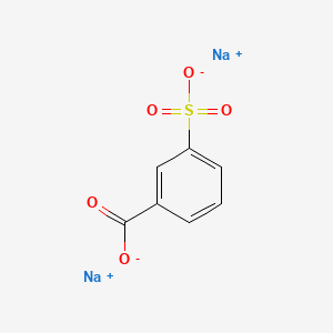 molecular formula C7H4Na2O5S B2674909 Disodium 3-sulfonatobenzoate CAS No. 14995-40-5; 17625-03-5