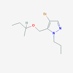 4-bromo-5-(sec-butoxymethyl)-1-propyl-1H-pyrazole