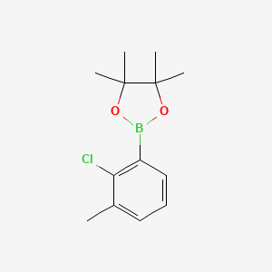 2-(2-Chloro-3-methylphenyl)-4,4,5,5-tetramethyl-1,3,2-dioxaborolane