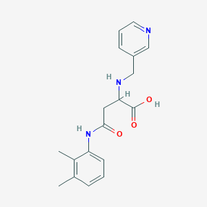 4-(2,3-Dimethylanilino)-4-oxo-2-(pyridin-3-ylmethylamino)butanoic acid