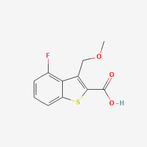 4-Fluoro-3-(methoxymethyl)-1-benzothiophene-2-carboxylic acid