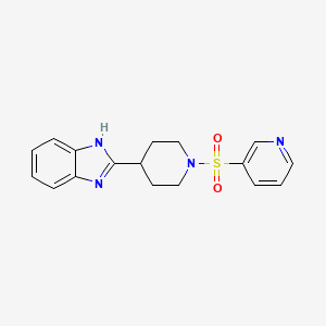 2-(1-(pyridin-3-ylsulfonyl)piperidin-4-yl)-1H-benzo[d]imidazole