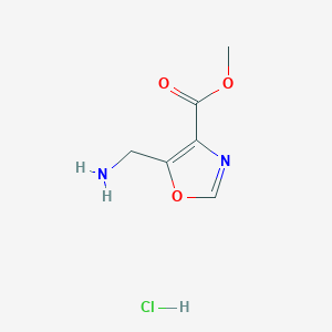 Methyl 5-(aminomethyl)-1,3-oxazole-4-carboxylate hydrochloride
