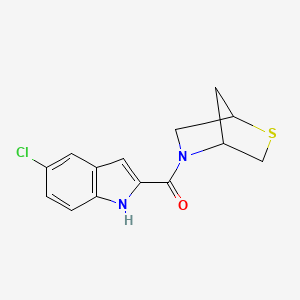 2-thia-5-azabicyclo[2.2.1]heptan-5-yl(5-chloro-1H-indol-2-yl)methanone