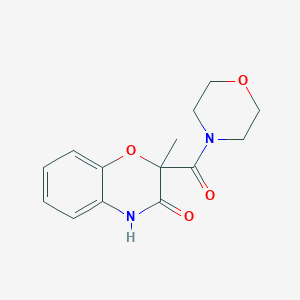 2-methyl-2-(morpholinocarbonyl)-2H-1,4-benzoxazin-3(4H)-one