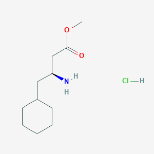 methyl (3S)-3-amino-4-cyclohexylbutanoate hydrochloride