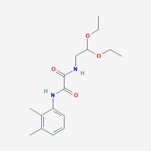 molecular formula C16H24N2O4 B2675170 N1-(2,2-diethoxyethyl)-N2-(2,3-dimethylphenyl)oxalamide CAS No. 898374-62-4