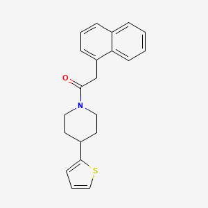 2-(Naphthalen-1-yl)-1-(4-(thiophen-2-yl)piperidin-1-yl)ethanone