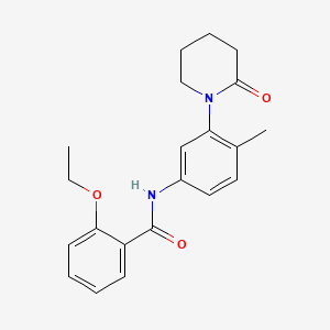 2-ethoxy-N-(4-methyl-3-(2-oxopiperidin-1-yl)phenyl)benzamide
