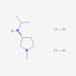 (3R)-1-Methyl-N-propan-2-ylpyrrolidin-3-amine;dihydrochloride