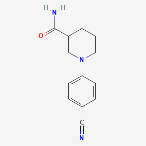 1-(4-Cyanophenyl)piperidine-3-carboxamide