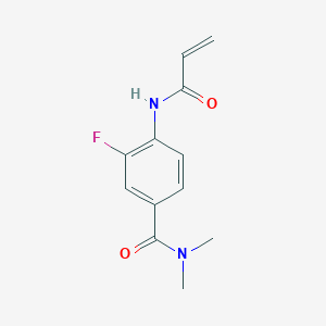 3-Fluoro-N,N-dimethyl-4-(prop-2-enoylamino)benzamide