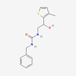 1-Benzyl-3-(2-hydroxy-2-(3-methylthiophen-2-yl)ethyl)urea