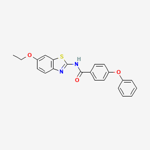 N-(6-ethoxy-1,3-benzothiazol-2-yl)-4-phenoxybenzamide