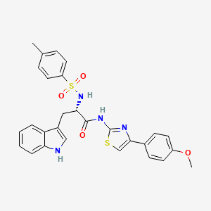 molecular formula C28H26N4O4S2 B2675386 BC-Dxi-843 