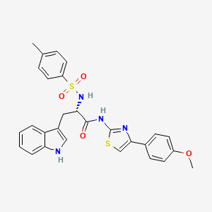 molecular formula C28H26N4O4S2 B2675386 BC-Dxi-843 CAS No. 2421117-98-6