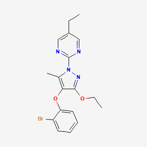 molecular formula C18H19BrN4O2 B2675393 hDHODH-IN-3 