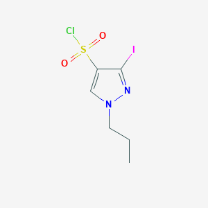 3-Iodo-1-propylpyrazole-4-sulfonyl chloride
