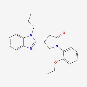 1-(2-ethoxyphenyl)-4-(1-propyl-1H-benzimidazol-2-yl)pyrrolidin-2-one