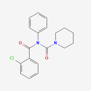 molecular formula C19H19ClN2O2 B2675456 N-(2-chlorobenzoyl)-N-phenylpiperidine-1-carboxamide CAS No. 941869-75-6