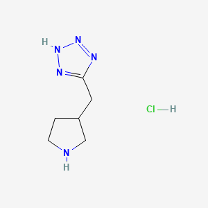 5-(Pyrrolidin-3-ylmethyl)-1H-tetrazole hydrochloride