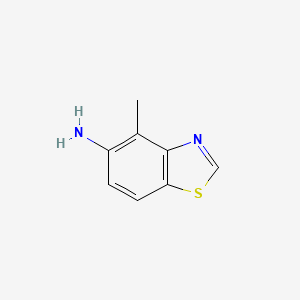 molecular formula C8H8N2S B2675525 4-Methylbenzo[D]thiazol-5-amine CAS No. 208458-47-3