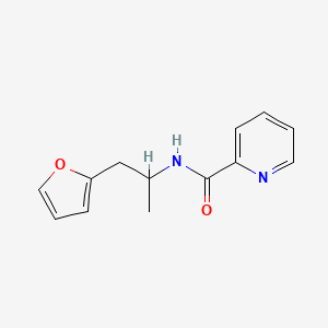 molecular formula C13H14N2O2 B2675531 N-[1-(furan-2-yl)propan-2-yl]pyridine-2-carboxamide CAS No. 1147694-50-5