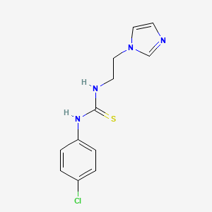Thiourea, N-(4-chlorophenyl)-N'-[2-(1H-imidazol-1-yl)ethyl]-