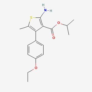 Isopropyl 2-amino-4-(4-ethoxyphenyl)-5-methylthiophene-3-carboxylate