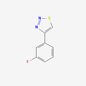 4-(3-Fluorophenyl)-1,2,3-thiadiazole
