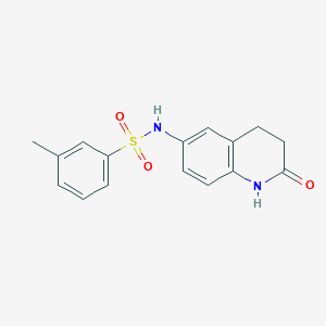 3-methyl-N-(2-oxo-1,2,3,4-tetrahydroquinolin-6-yl)benzenesulfonamide