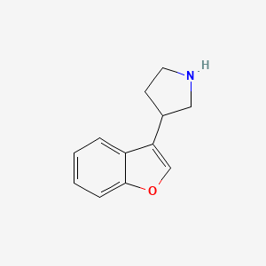 3-(1-Benzofuran-3-yl)pyrrolidine