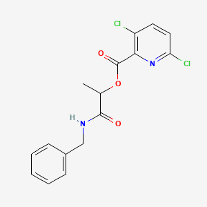 1-(Benzylcarbamoyl)ethyl 3,6-dichloropyridine-2-carboxylate