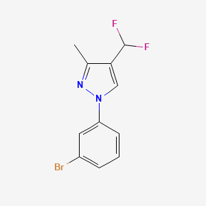 1-(3-Bromophenyl)-4-(difluoromethyl)-3-methylpyrazole