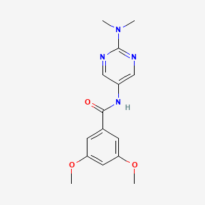N-(2-(dimethylamino)pyrimidin-5-yl)-3,5-dimethoxybenzamide