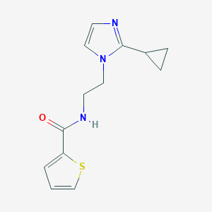 N-(2-(2-cyclopropyl-1H-imidazol-1-yl)ethyl)thiophene-2-carboxamide